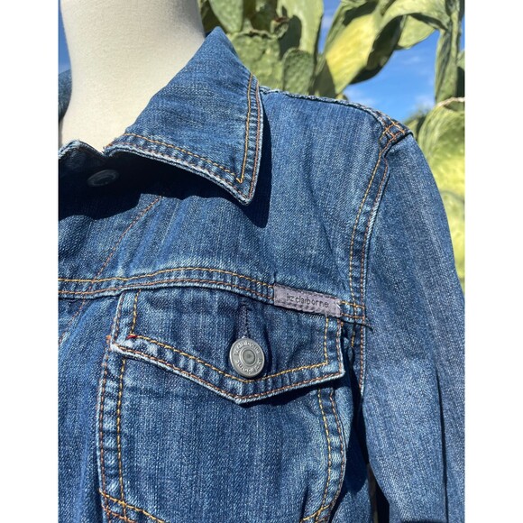 Vintage Denim Jacket Medium VTG Liz Claiborne Jean Jacket VTG Jean Button Down M - Picture 14 of 14